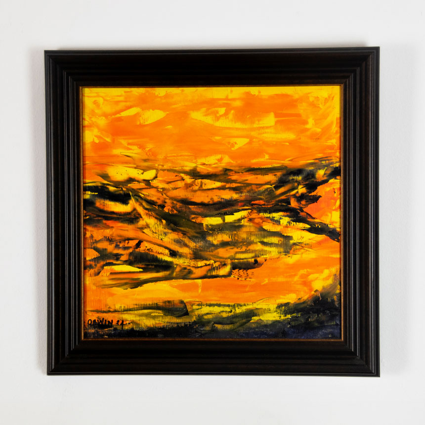 Landscape In Orange
